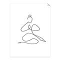 Picture of Yoga Pose I _GroupedProduct_Rectangle_Portrait_Unframed_Print_Only_