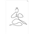Picture of Yoga Pose I _GroupedProduct_Rectangle_Portrait_Unframed_Print_Only_