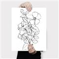 Picture of Flower Drawing _GroupedProduct_Rectangle_Portrait_Canvas_