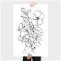 Picture of Flower Drawing _GroupedProduct_Rectangle_Portrait_Canvas_