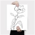 Picture of Poppy Drawing _GroupedProduct_Rectangle_Portrait_Canvas_