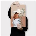 Picture of Side Fashion with Leaves _GroupedProduct_Rectangle_Portrait_Canvas_