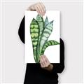 Picture of Snake Leaves _GroupedProduct_Rectangle_Portrait_Canvas_