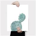 Picture of Bunny Cactus _GroupedProduct_Rectangle_Portrait_Canvas_