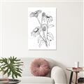 Picture of Daisy Drawing _GroupedProduct_Rectangle_Portrait_Canvas_