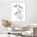 Picture of Daisy Drawing _GroupedProduct_Rectangle_Portrait_Canvas_