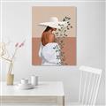 Picture of Side Fashion with Leaves _GroupedProduct_Rectangle_Portrait_Canvas_