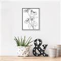 Picture of Daisy Drawing _GroupedProduct_Rectangle_Portrait_Canvas_Framed_