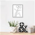 Picture of Poppy Drawing _GroupedProduct_Rectangle_Portrait_Canvas_Framed_