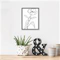 Picture of Poppy Drawing _GroupedProduct_Rectangle_Portrait_Canvas_Framed_