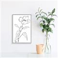 Picture of Poppy Drawing _GroupedProduct_Rectangle_Portrait_Canvas_Framed_