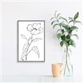 Picture of Poppy Drawing _GroupedProduct_Rectangle_Portrait_Canvas_Framed_