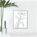 Picture of Poppy Drawing _GroupedProduct_Rectangle_Portrait_Canvas_Framed_