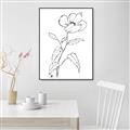 Picture of Poppy Drawing _GroupedProduct_Rectangle_Portrait_Canvas_Framed_