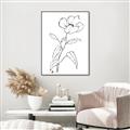 Picture of Poppy Drawing _GroupedProduct_Rectangle_Portrait_Canvas_Framed_