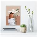 Picture of Side Fashion with Leaves _GroupedProduct_Rectangle_Portrait_Canvas_Framed_