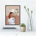 Picture of Side Fashion with Leaves _GroupedProduct_Rectangle_Portrait_Canvas_Framed_