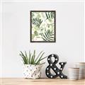 Picture of All Over Leaves _GroupedProduct_Rectangle_Portrait_Canvas_Framed_