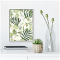 Picture of All Over Leaves _GroupedProduct_Rectangle_Portrait_Canvas_Framed_