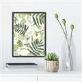 Picture of All Over Leaves _GroupedProduct_Rectangle_Portrait_Canvas_Framed_