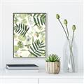 Picture of All Over Leaves _GroupedProduct_Rectangle_Portrait_Canvas_Framed_