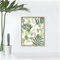 Picture of All Over Leaves _GroupedProduct_Rectangle_Portrait_Canvas_Framed_