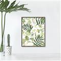 Picture of All Over Leaves _GroupedProduct_Rectangle_Portrait_Canvas_Framed_