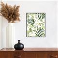 Picture of All Over Leaves _GroupedProduct_Rectangle_Portrait_Canvas_Framed_