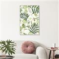Picture of All Over Leaves _GroupedProduct_Rectangle_Portrait_Canvas_Framed_