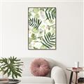 Picture of All Over Leaves _GroupedProduct_Rectangle_Portrait_Canvas_Framed_