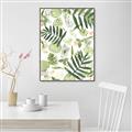 Picture of All Over Leaves _GroupedProduct_Rectangle_Portrait_Canvas_Framed_