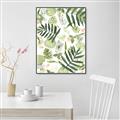 Picture of All Over Leaves _GroupedProduct_Rectangle_Portrait_Canvas_Framed_