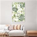 Picture of All Over Leaves _GroupedProduct_Rectangle_Portrait_Canvas_Framed_