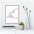 Picture of Yoga Pose II _GroupedProduct_Rectangle_Portrait_Canvas_Framed_