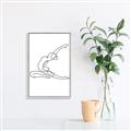 Picture of Yoga Pose II _GroupedProduct_Rectangle_Portrait_Canvas_Framed_