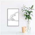 Picture of Yoga Pose II _GroupedProduct_Rectangle_Portrait_Canvas_Framed_