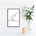 Picture of Yoga Pose II _GroupedProduct_Rectangle_Portrait_Canvas_Framed_
