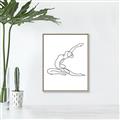 Picture of Yoga Pose II _GroupedProduct_Rectangle_Portrait_Canvas_Framed_