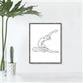 Picture of Yoga Pose II _GroupedProduct_Rectangle_Portrait_Canvas_Framed_
