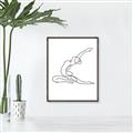 Picture of Yoga Pose II _GroupedProduct_Rectangle_Portrait_Canvas_Framed_