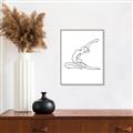 Picture of Yoga Pose II _GroupedProduct_Rectangle_Portrait_Canvas_Framed_