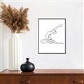 Picture of Yoga Pose II _GroupedProduct_Rectangle_Portrait_Canvas_Framed_