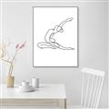Picture of Yoga Pose II _GroupedProduct_Rectangle_Portrait_Canvas_Framed_