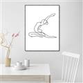 Picture of Yoga Pose II _GroupedProduct_Rectangle_Portrait_Canvas_Framed_