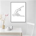 Picture of Yoga Pose II _GroupedProduct_Rectangle_Portrait_Canvas_Framed_