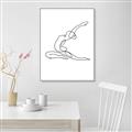 Picture of Yoga Pose II _GroupedProduct_Rectangle_Portrait_Canvas_Framed_