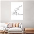 Picture of Yoga Pose II _GroupedProduct_Rectangle_Portrait_Canvas_Framed_