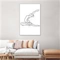 Picture of Yoga Pose II _GroupedProduct_Rectangle_Portrait_Canvas_Framed_