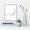 Picture of Yoga Pose V _GroupedProduct_Rectangle_Portrait_Canvas_Framed_