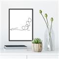 Picture of Yoga Pose V _GroupedProduct_Rectangle_Portrait_Canvas_Framed_
